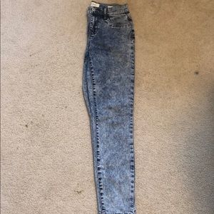 Pacsun acid wash high rise jegging